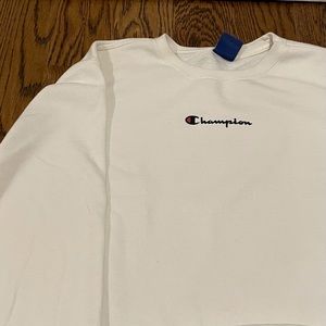 Off White Champion Pullover Sweatshirt